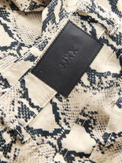 Pantalón 5 bolsillos HW con estampado animal print Jjxx Bone White