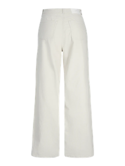 Pantalón 5 bolsillos HW de pana fina Jjxx Bone White