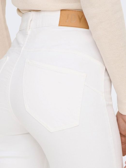 Pantalón 5 bolsillos HW elástico Jdy White