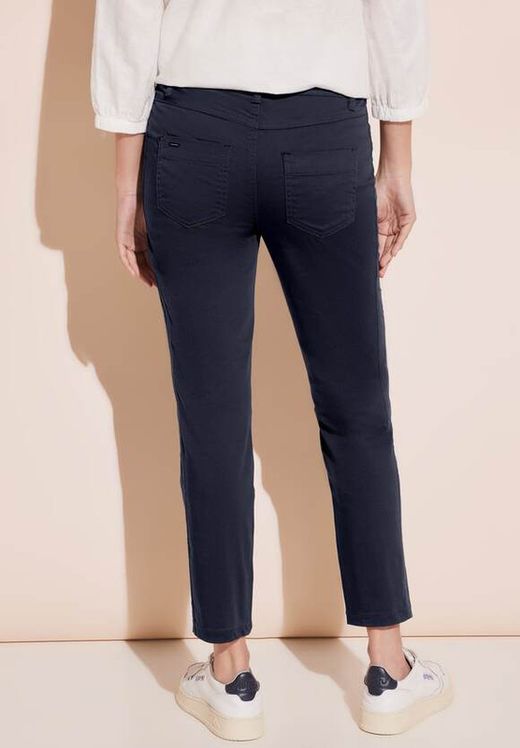 Pantalón 5 bolsillos liso Street One Deep Blue