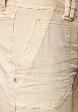 Pantalón 5 bolsillos MW tobillero Street One Beige