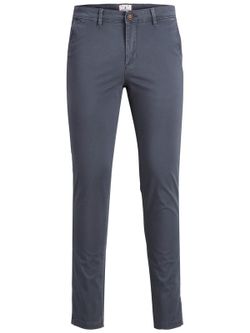 Pantalón algodón elástico con bolsillo francés Jack & Jones Asphalt
