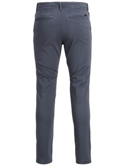 Pantalón algodón elástico con bolsillo francés Jack & Jones Asphalt