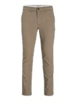 Pantalón algodón elástico con bolsillo francés Jack & Jones Beige
