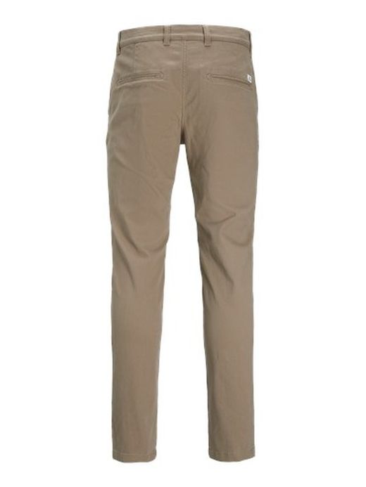 Pantalón algodón elástico con bolsillo francés Jack & Jones Beige