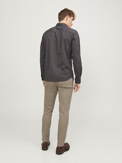 Pantalón algodón elástico con bolsillo francés Jack & Jones Beige