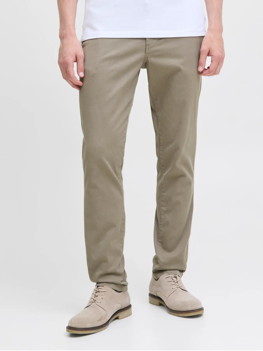 Pantalón algodón elástico Jack & Jones Brindle