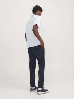 Pantalón algodón elástico Jack & Jones Dark Navy
