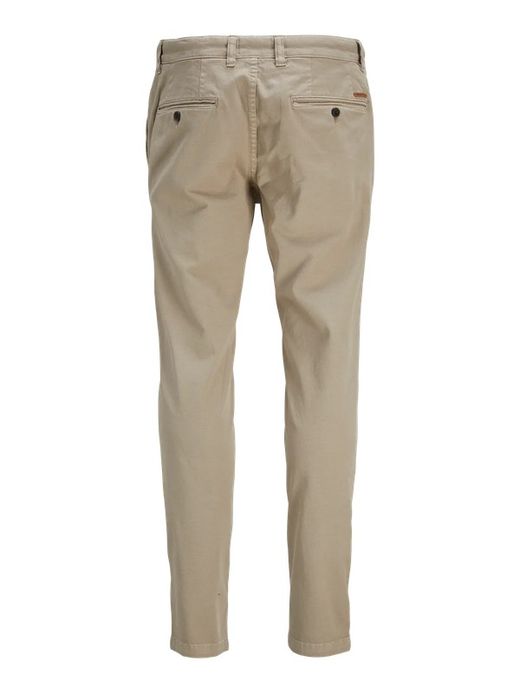 Pantalón algodón elástico Jack & Jones Taupe