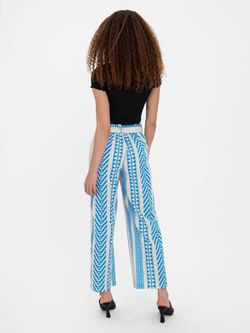 Pantalón ancho con cenefas Vero Moda Birch