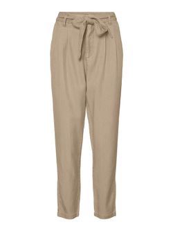 Pantalón ancho con cinturón Vero Moda Silver Mink