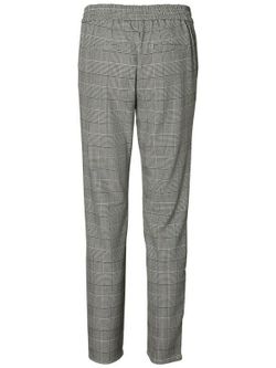 Vero Moda Gray Check Wide Trousers