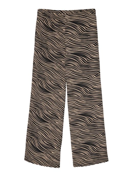 Pantalón ancho con estampado animal print Vero Moda Black