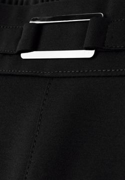 Pantalón ancho con goma Street One Black