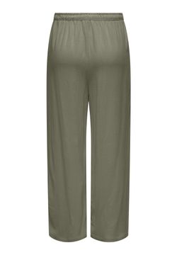 Pantalón ancho con goma y cordón Only Deep Lichen