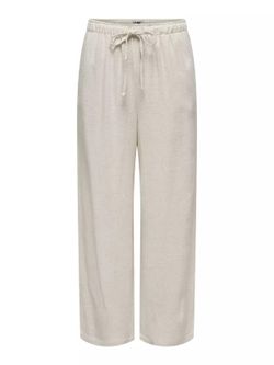 Pantalón ancho con goma y cordón Only Moonbean