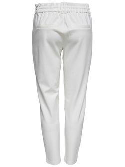 Wide pants with elastic bands and drawstring Only Cloud Dancer