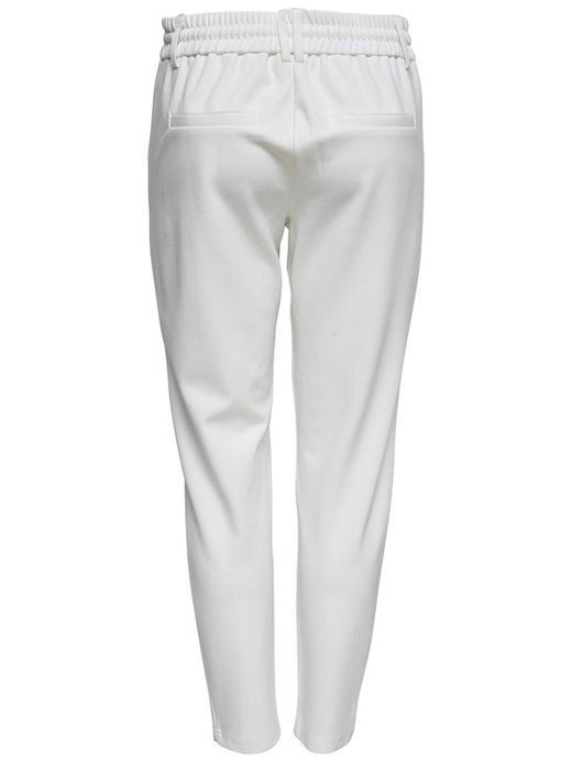 Wide pants with elastic bands and drawstring Only Cloud Dancer