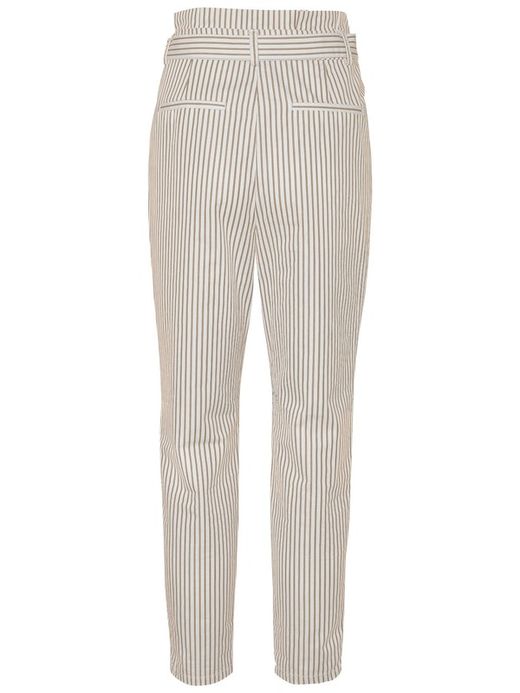 Wide pants with stripes and belt Vero Moda Snow White