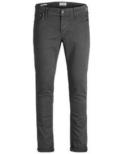 Basic Denim 5 Taschen elastisch Jack & Jones Dark Grey