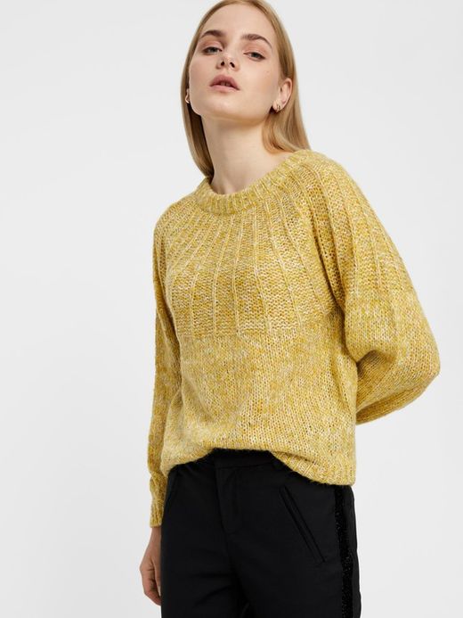 Basic elastic trousers with Vero Moda Black trim