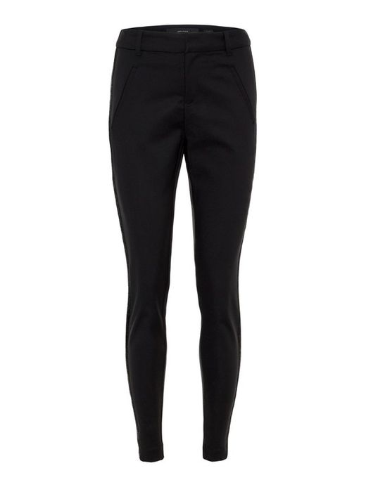 Basic elastic trousers with Vero Moda Black trim