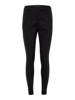 Basic elastic trousers with Vero Moda Black trim