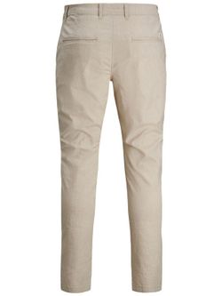 Pantalón básico elástico Jack & Jones White Pepper