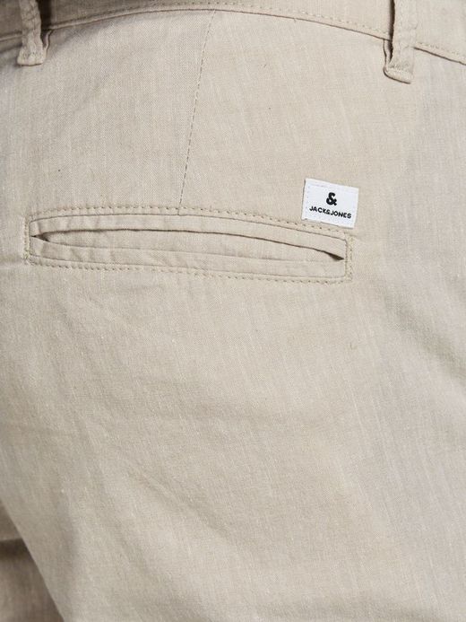 Pantalón básico elástico Jack & Jones White Pepper