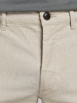 Pantalón básico elástico Jack & Jones White Pepper