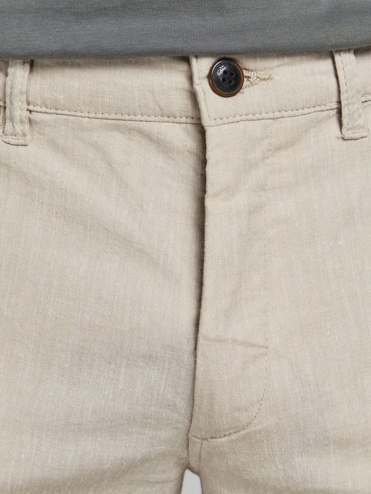 Pantalón básico elástico Jack & Jones White Pepper