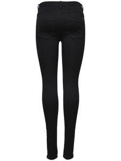 Basic elastic 5 pocket trousers Only Black