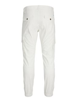 Pantalón cargo algodón con bolsillos Jack & Jones Cloud Dancer