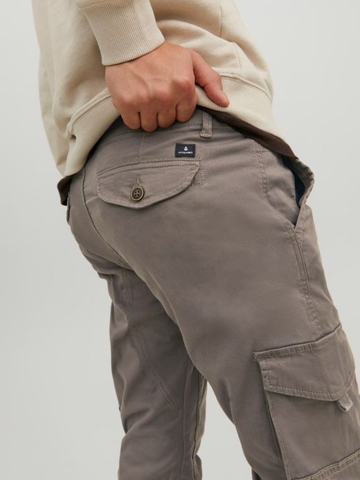 Pantalón cargo algodón con bolsillos Jack & Jones Falcon