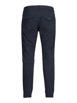 Pantalón cargo algodón con bolsillos Jack & Jones Navy
