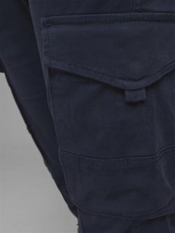 Pantalón cargo algodón con bolsillos Jack & Jones Navy