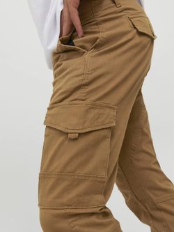 Pantalón cargo algodón con bolsillos Jack & Jones Rubber
