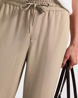 Pantalón con goma 7/8 Street One Beige