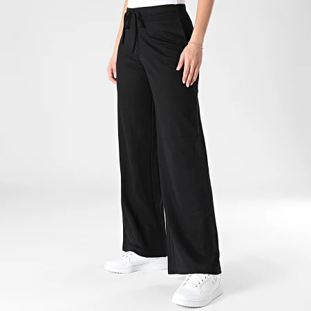 Pantalón con goma y cordón ancho Only Black