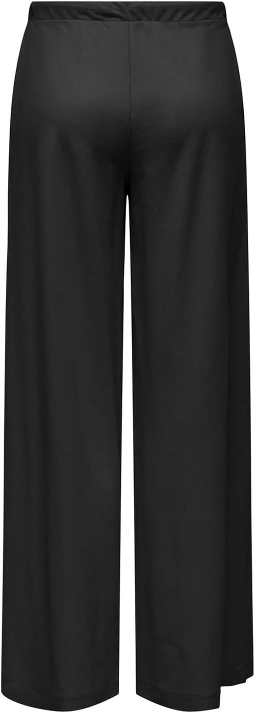 Pantalón con goma y cordón ancho Only Black