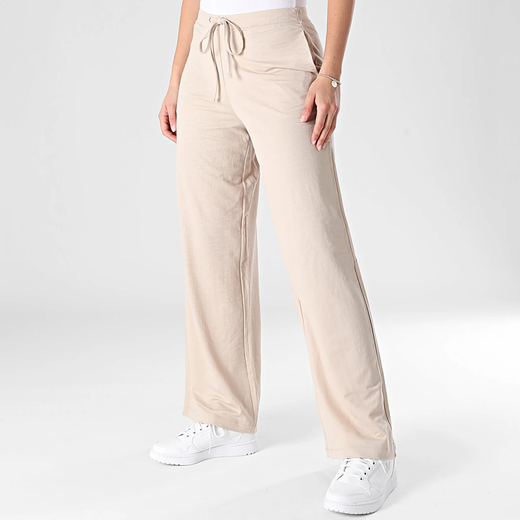 Pantalón con goma y cordón ancho Only Chateau Gray