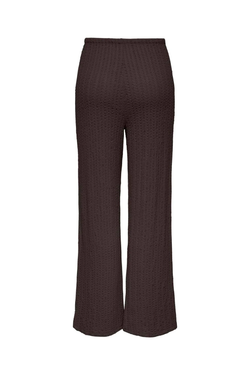 Pantalón con goma y cordón ancho Only Chocolate