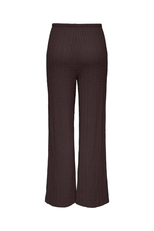 Pantalón con goma y cordón ancho Only Chocolate