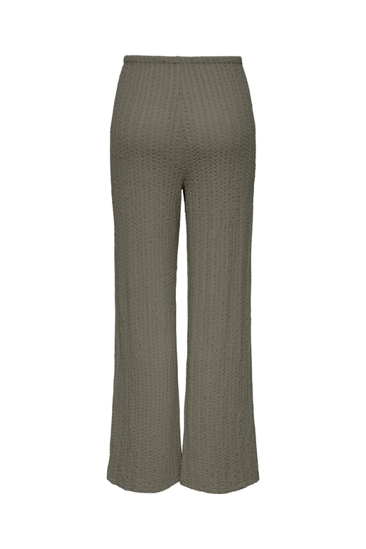 Pantalón con goma y cordón ancho Only Olive Night