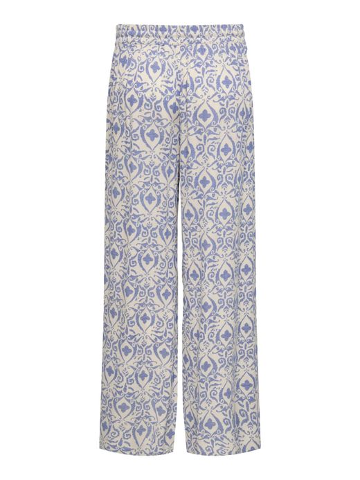 Pantalón con goma y cordón estampado monocolor Jdy Tapioca