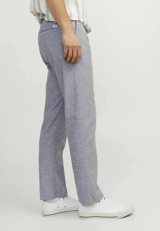 Pantalón con goma y cordón jaspeado Jack & Jones Faded Denim