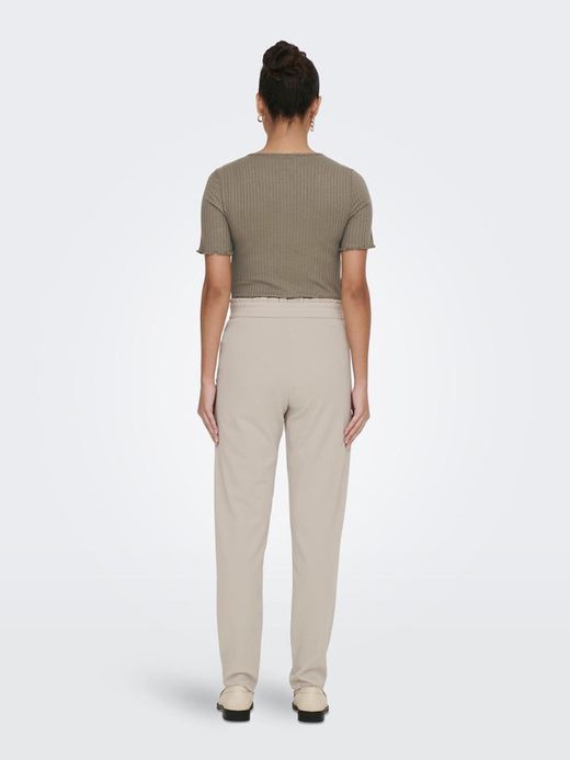 Pantalón con goma y cordón Jdy Pumice Stone