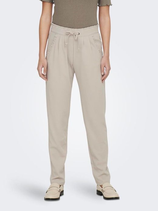 Pantalón con goma y cordón Jdy Pumice Stone