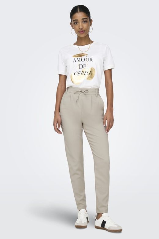 Pantalón con goma y cordón Only Pumice Stone