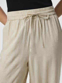 Pantalón con goma y cordón Pieces Birch 1